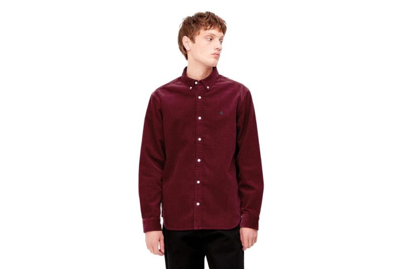 carhartt wip l s madison cord shirt rot i029958 ozg xx 03 corvinha 1