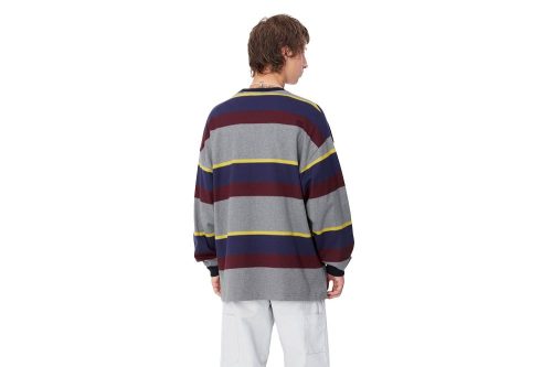 carhartt wip l s sundling grau blau bordeaux i033928 2c7 xx 03 sundling stripe aura 4