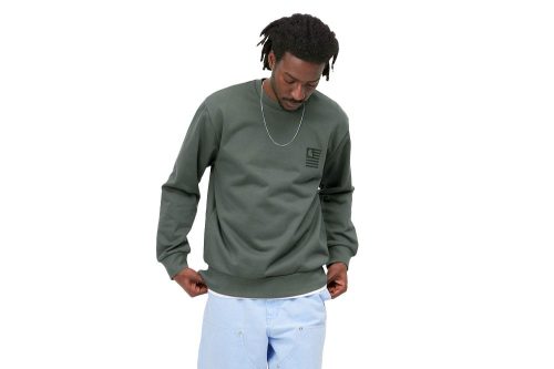 carhartt wip medley state sweat gruen i030089 0eh xx 03 05