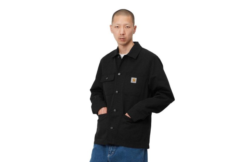 carhartt wip michigan coat summer schwarz i024849 89 gd 03 black 03