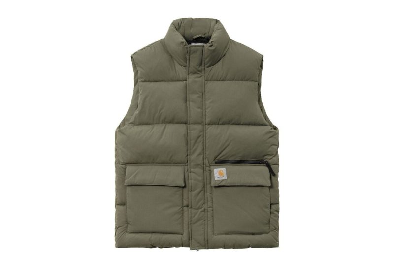 carhartt wip milton vest gruen i030826 0wi xx 03 seaweed 1