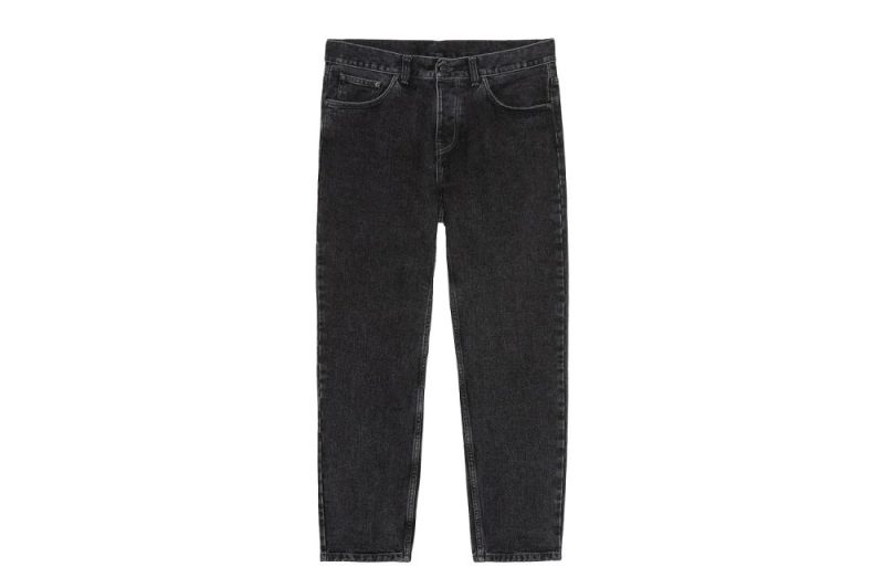 carhartt wip newel pant schwarz stone i029208 89 06 00 black stone 1