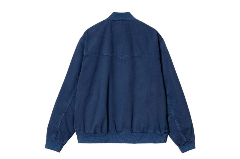 carhartt wip og santa fe bomber blau i033111 1zf 4j 03 02