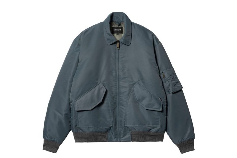 carhartt wip olten bomber graublau I032300.1SY.XX .03 ore smoke green 1