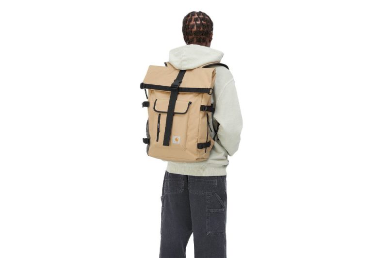 carhartt wip philis backpack hellbraun i031575 07e xx 03 04