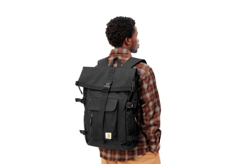 carhartt wip philis backpack schwarz i026177 89 xx 06 black 05