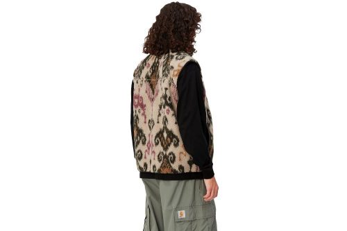 carhartt wip prentis vest liner beige jacquard i026719 1t3 xx 03 baru jacquard wall cypress 5