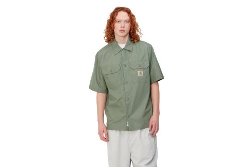 carhartt wip s s craft shirt gruen i033023 1yf xx 03 03