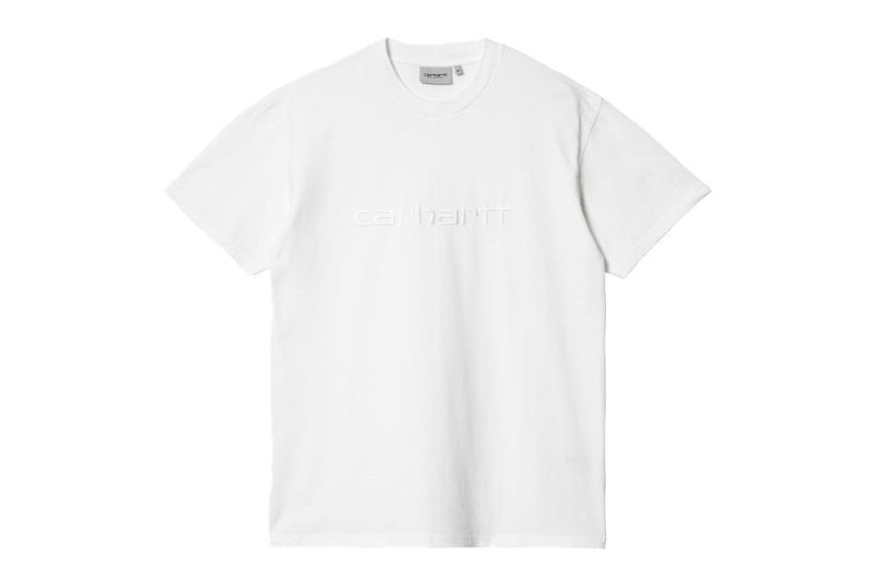 carhartt wip s s duster t shirt weiss i030110 02 gd 03 01