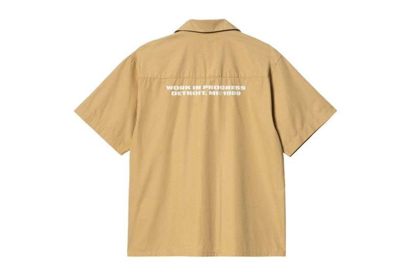 carhartt wip s s link script shirt gelb i033026 22s xx 03 02