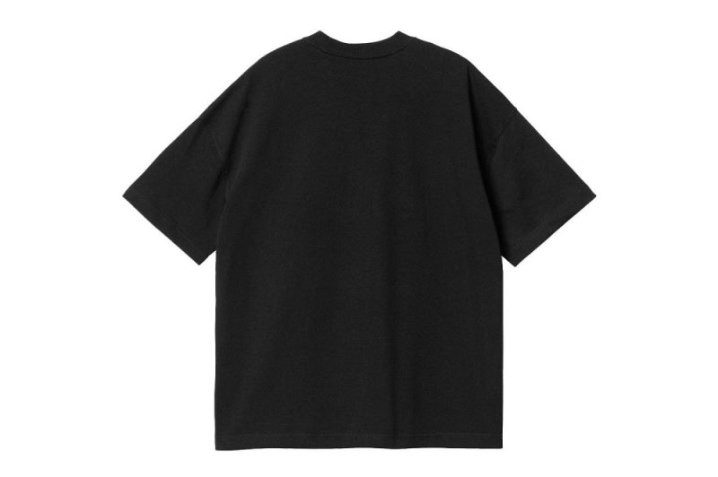 carhartt wip s s link script t shirt schwarz i031373 0d2 xx 03 black 2