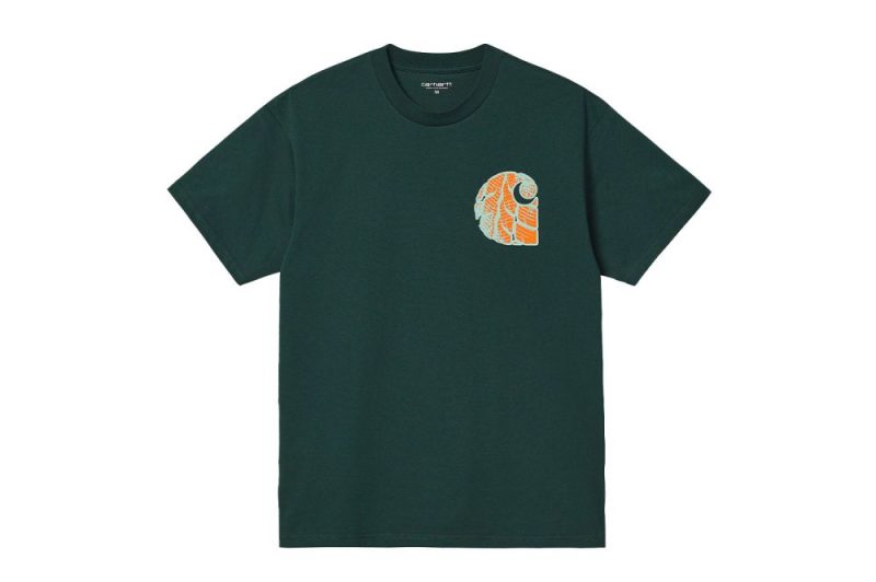 carhartt wip s s longhaul t shirt gruen i030189 827 xx 03 01