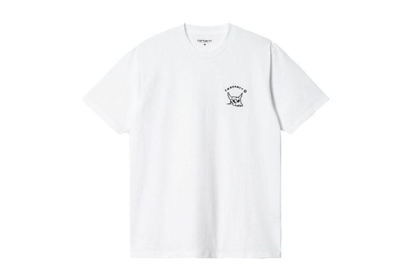 carhartt wip s s new frontier t shirt weiss i031699 02 xx 03 01