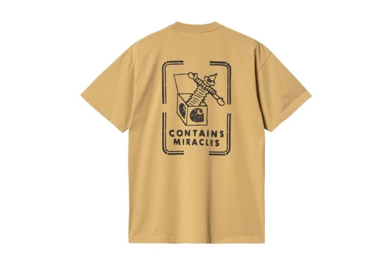 carhartt wip s s stamp t shirt gelb i033670 23f 06 03 02