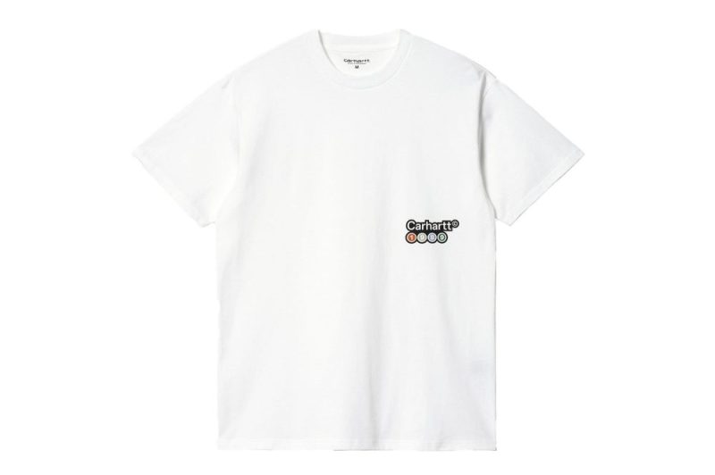 carhartt wip s s trains t shirt weiss i030970 02 xx 03 01