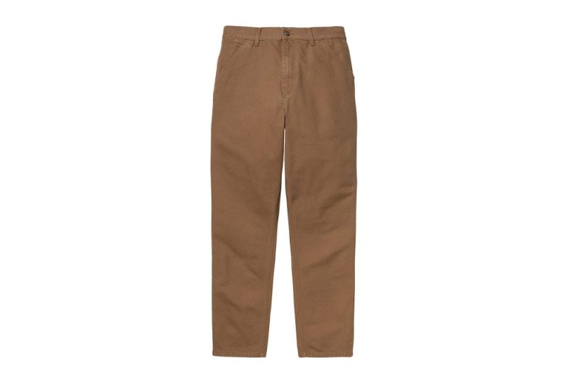 carhartt wip single knee pant braun i026463 hz 02 32 01