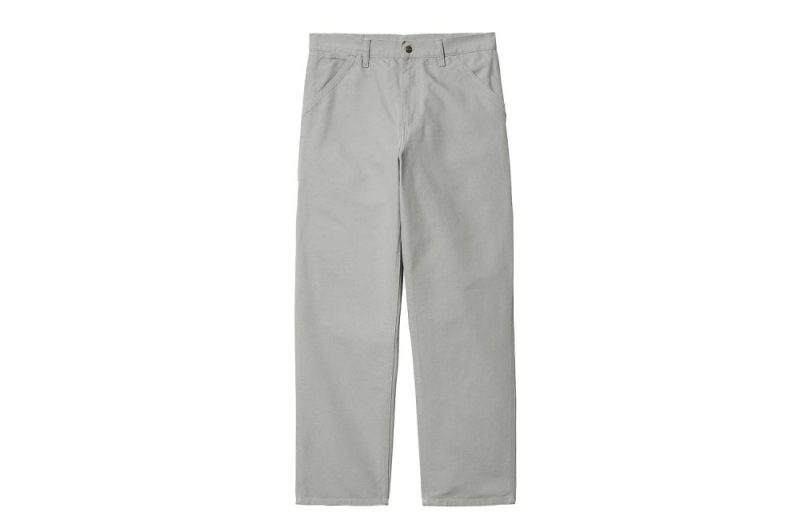 carhartt wip single knee pant grau i031497 0wf 02 32 01