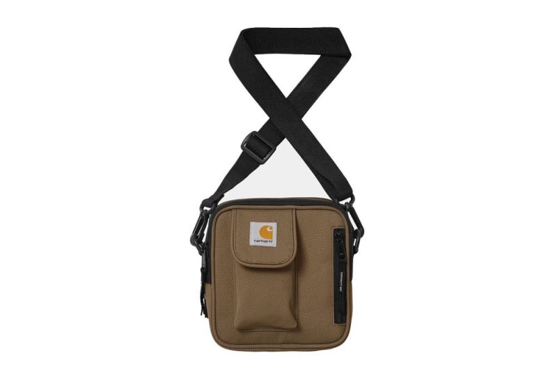 carhartt wip small essentials bag braun i031470 1zd xx 06 01