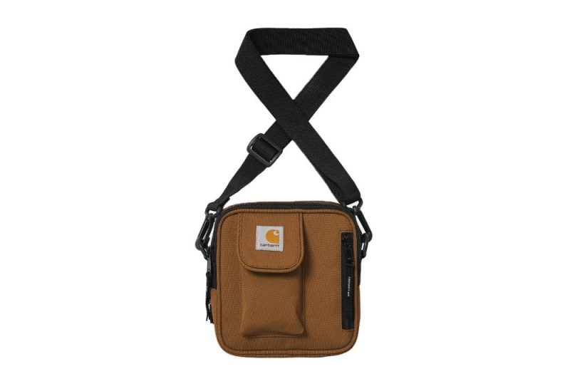 carhartt wip small essentials bag braun i031470 1nf xx 06 deep h brown