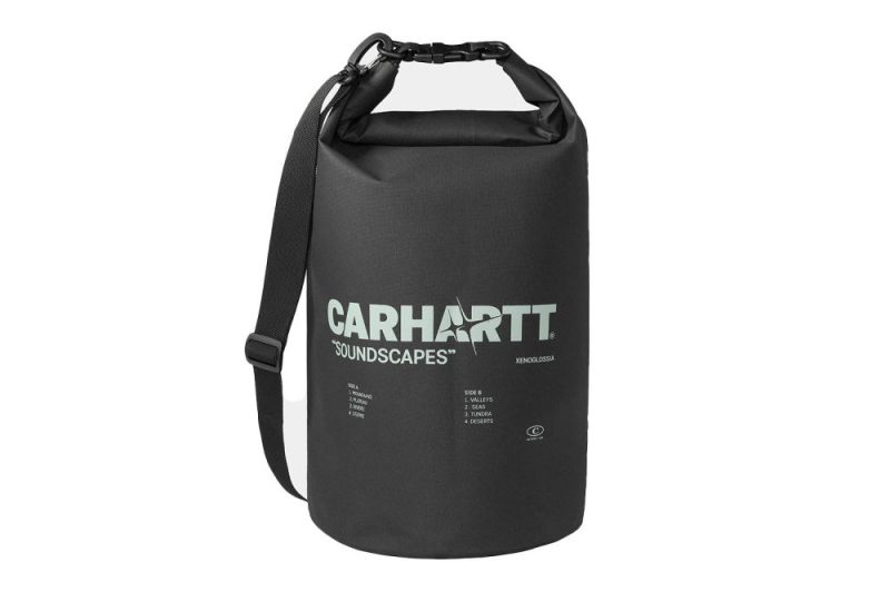 carhartt wip soundscapes dry bag schwarz i031822 1lp xx 06 01