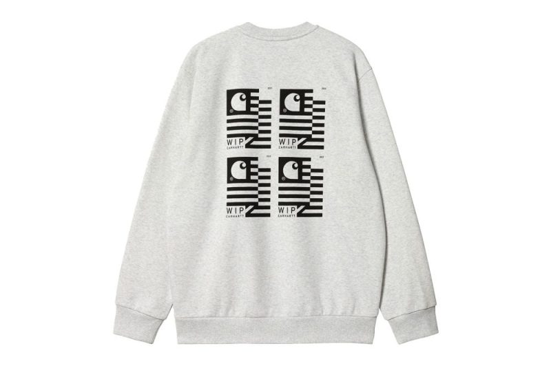 carhartt wip stamp state sweat grau i032445 00o xx 03 ash heather 2