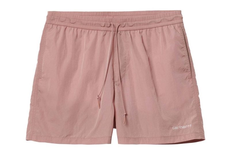 carhartt wip tobes swim trunks pink i032973 1rz xx 03 01