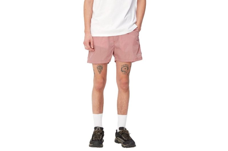 carhartt wip tobes swim trunks pink i032973 1rz xx 03 03