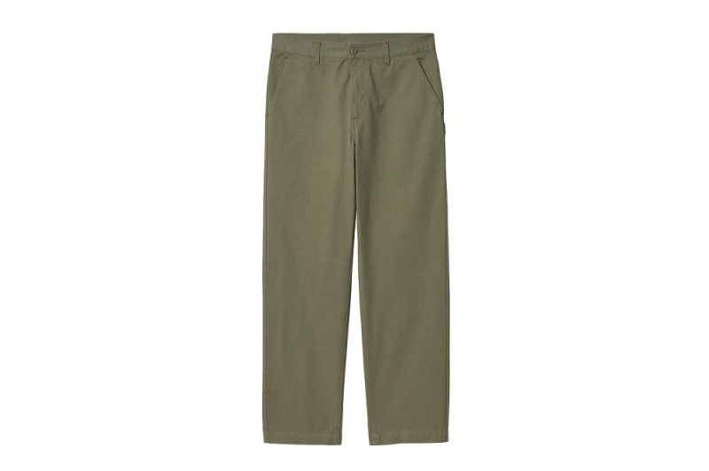 carhartt wip wesley pant gruen i029118 0wi gd 00 01