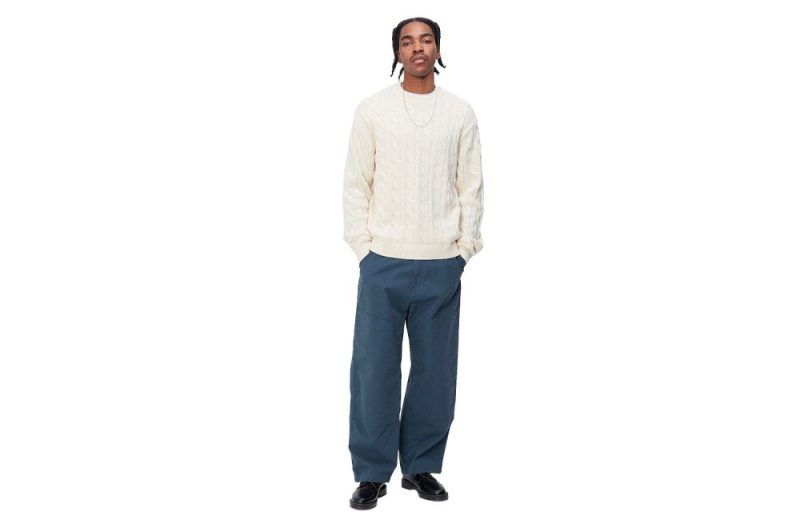 carhartt wip wide panel pant blau i031393 e9 02 03 03