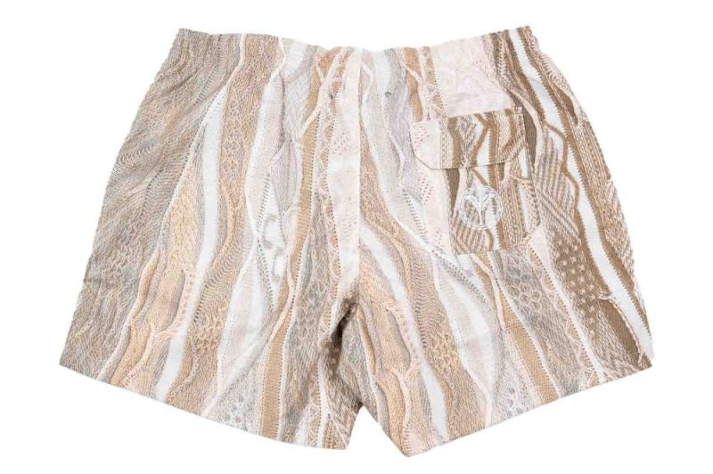 carlo colucci allover badeshorts beige c3724 251 2