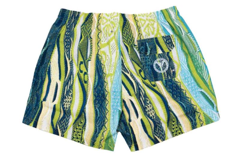 carlo colucci allover badeshorts gruen c3724 181 2