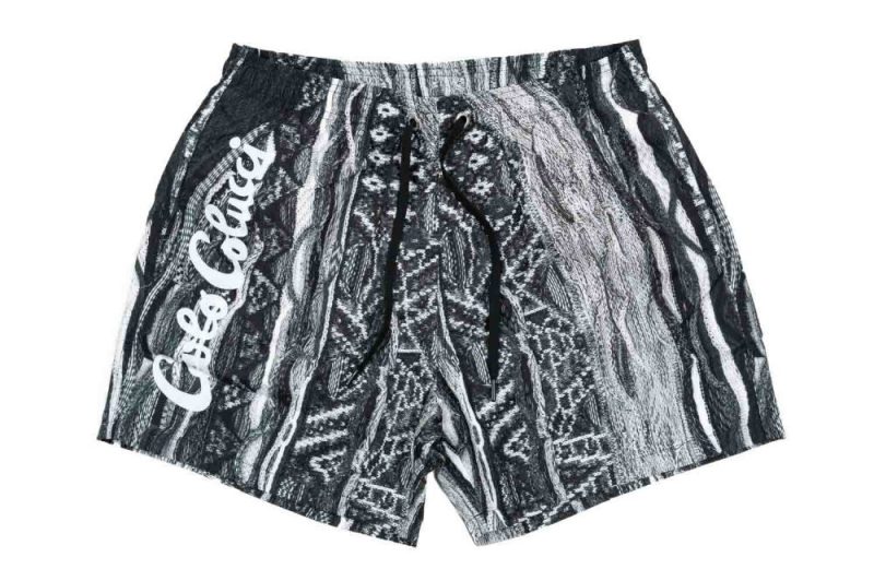 carlo colucci allover badeshorts schwarz c3724 211 1