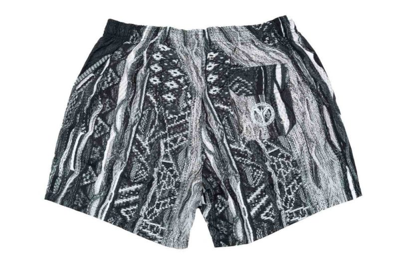 carlo colucci allover badeshorts schwarz c3724 211 2