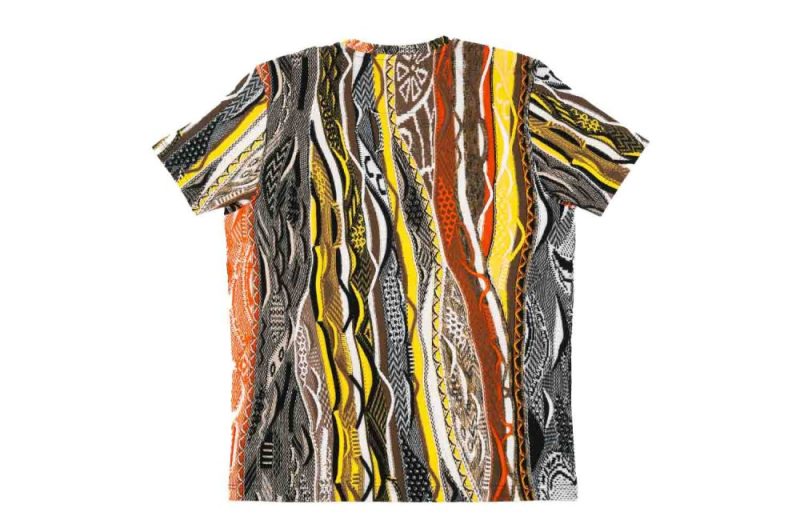 carlo colucci alloverprint t shirt multi c3447 721 2