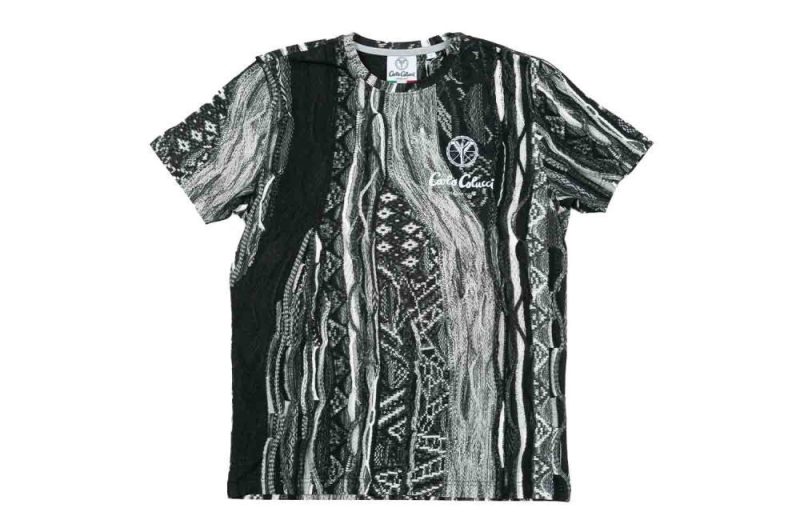 carlo colucci alloverprint t shirt schwarz c3447 211 1