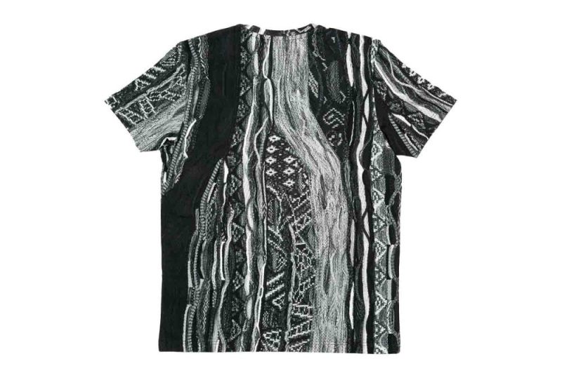 carlo colucci alloverprint t shirt schwarz c3447 211 2