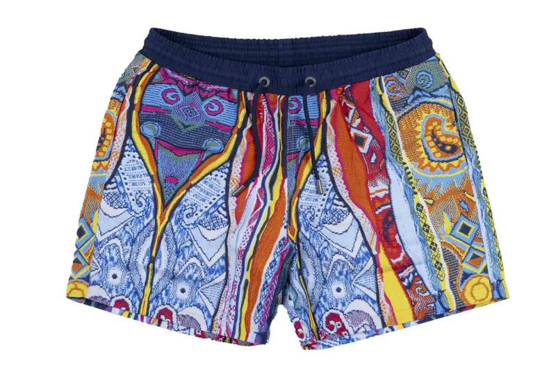 carlo colucci badeshort mit strickdruck c3077 102 01