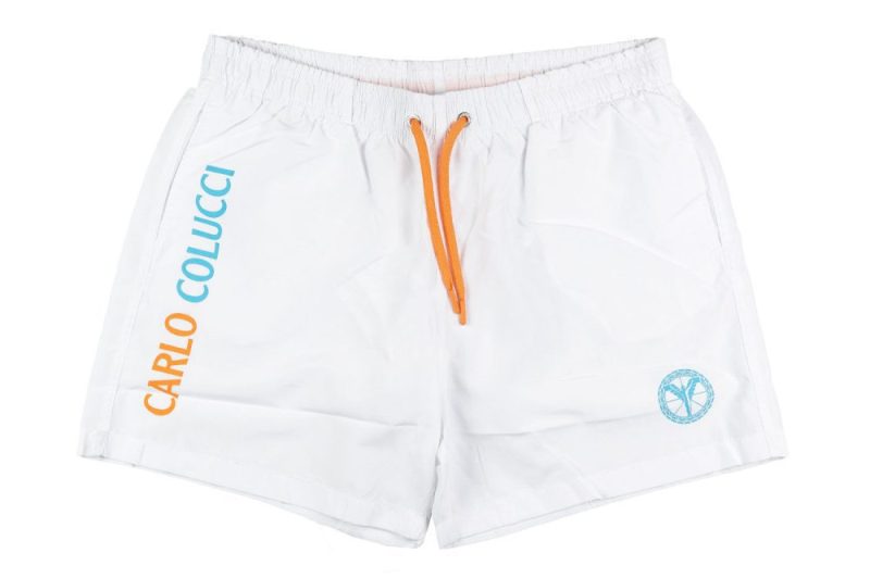 carlo colucci badeshorts weiss c3005 29 01