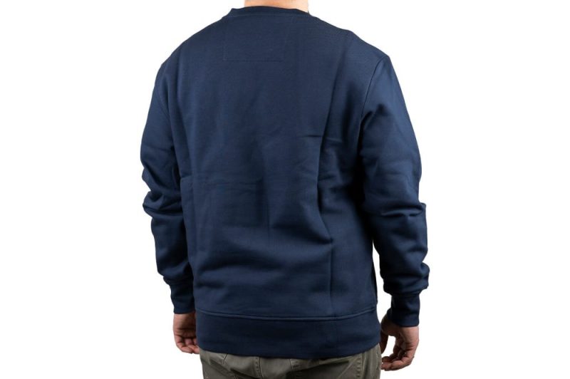 carlo colucci basic sweatshirt blau c3605 10 01