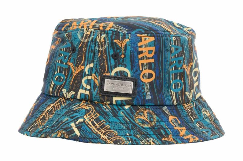 carlo colucci bucket hat mit alloverprint multicolor 201782 201 2