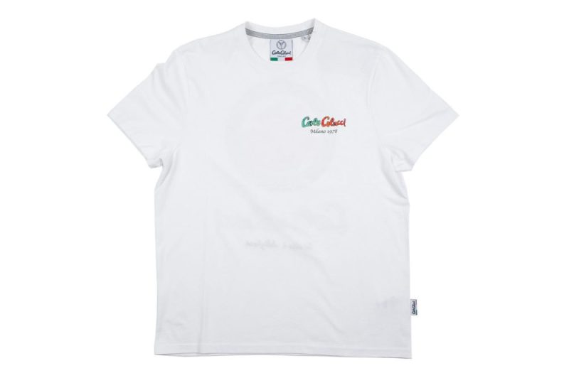 carlo colucci buon appetito t shirt weiss C3091 29 1