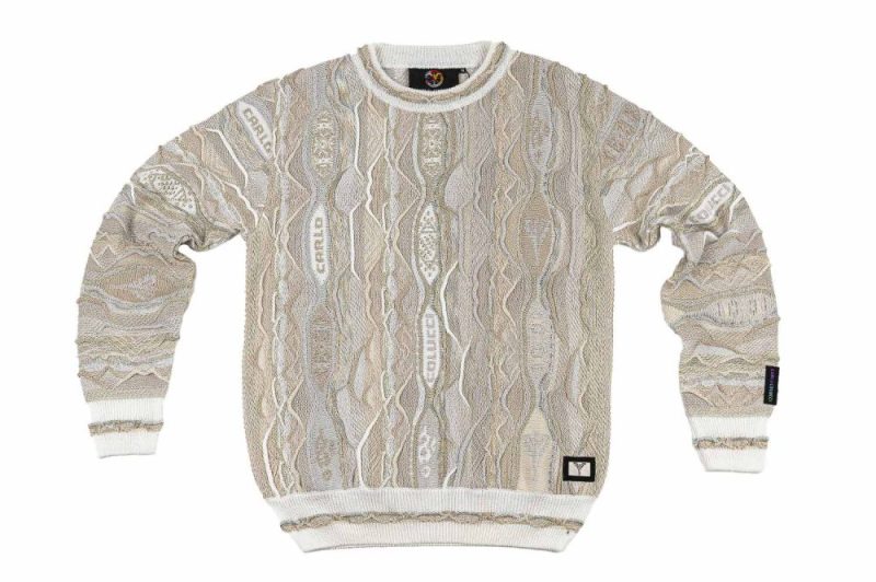 carlo colucci carlo pullover beige c9809 591