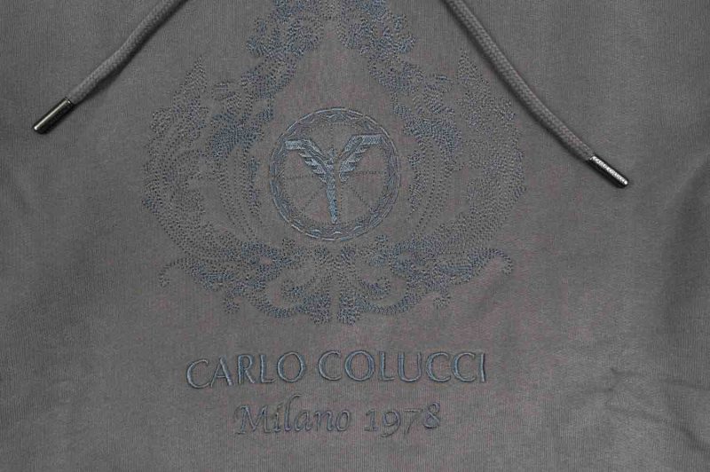 carlo colucci hoodie grau c5739 23 2