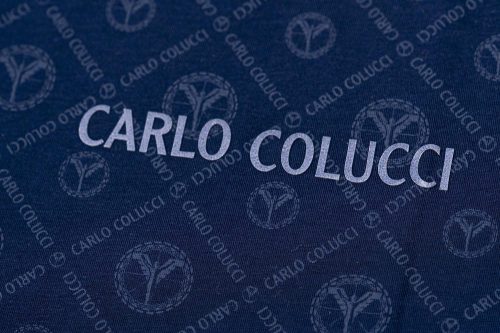 carlo colucci poloshirt blau c3047 101 02