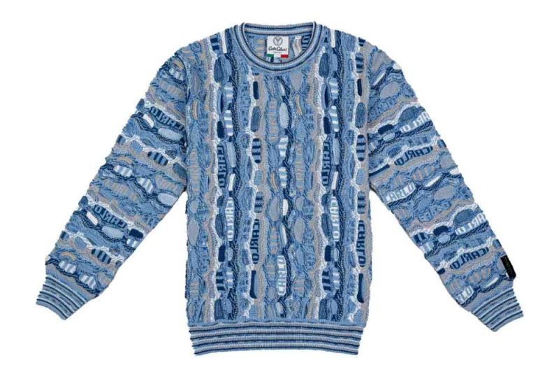 carlo colucci pullover blau c11703 151 1