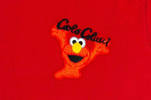 carlo colucci sesame street elmo shirt weinrot c3444 31 3