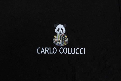 carlo colucci sweatshirt pandalucci schwarz c4714 201 05