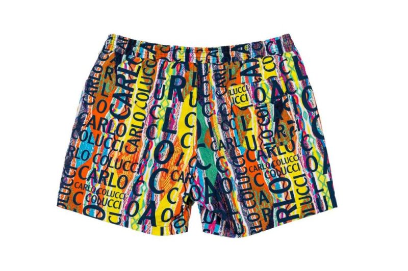 carlo colucci swimshorts weiss mehrfarbig c3048 591 01