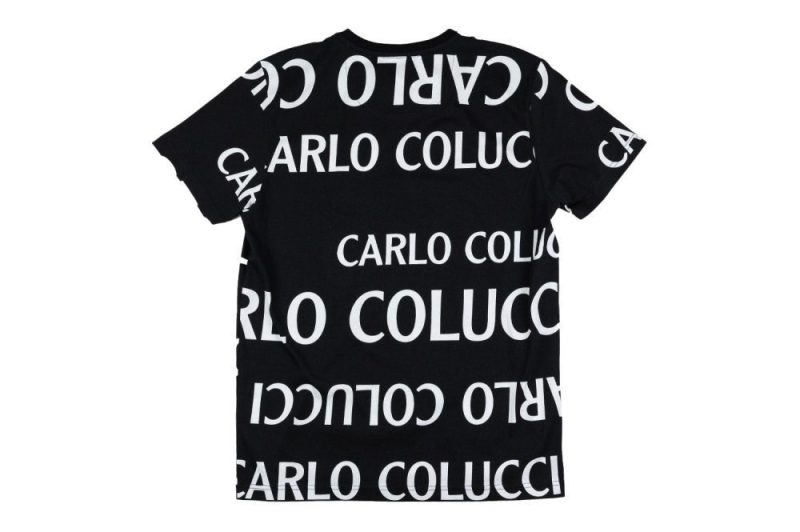 carlo colucci t shirt art black white schwarz c2777 201 02