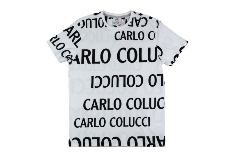 carlo colucci t shirt art black white weiss c2777 291 01